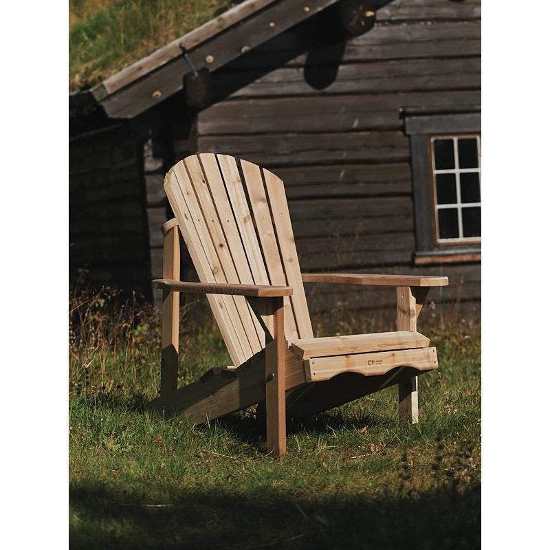 Adirondack-pakke &#8211; stol med fotskammel - product photo