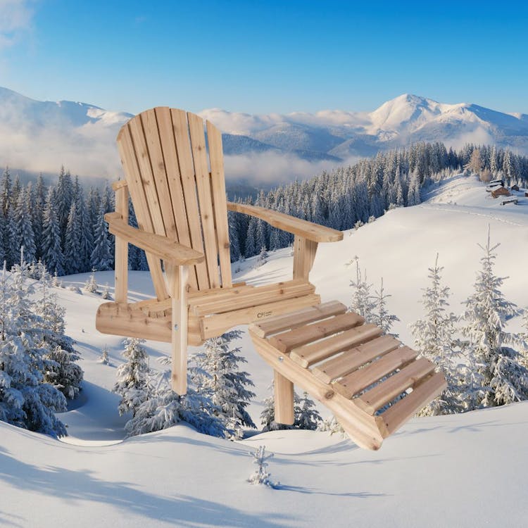 Adirondack-pakke – stol med fotskammel product image